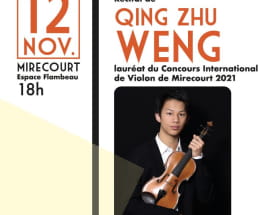 RENCONTRES INTERNATIONALES DE MUSIQUE DE MIRECOURT : LE CONCERT... Le 16 nov 2024