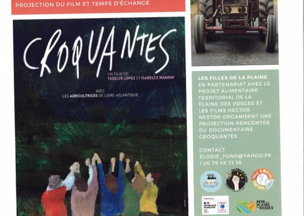 PROJECTION – RENCONTRE : FILM DOCUMENTAIRE CROQUANTES | Sortir Vosges