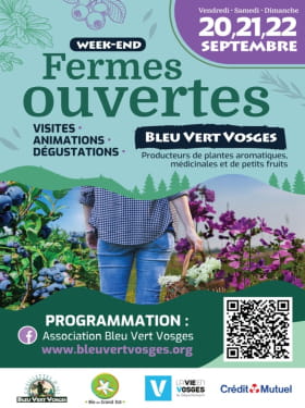 FERMES OUVERTES BLEU VERT VOSGES Du 21 au 22 sept 2024