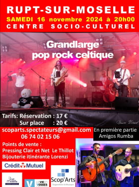 CONCERT POP ROCK CELTIQUE 