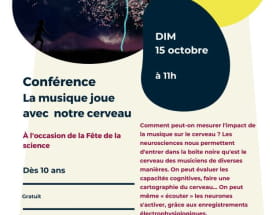 FÊTE DE LA SCIENCE : FÊTE DE LA SCIENCE : LE RENDEZ-VOUS... Le 9 oct 2024