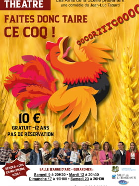 THÉÂTRE - FAITES DONC TAIRE CE COQ Du 12 au 23 nov 2024