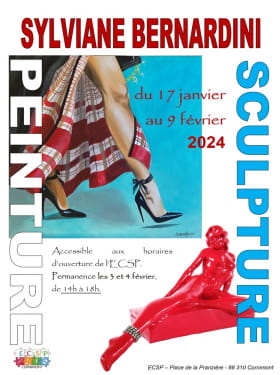 EXPOSITION DE PEINTURES ET SCULPTURES Du 4 au 22 nov 2024