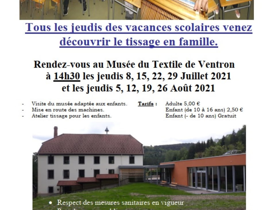 TISSAGE EN FAMILLE | Sortir Vosges