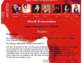 RENCONTRES INTERNATIONALES DE MUSIQUE DE MIRECOURT : CONCERT... Le 12 nov 2024