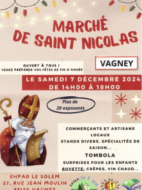 MARCHÉ DE SAINT NICOLAS Le 7 déc 2024