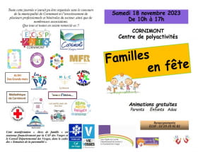 FAMILLES EN FÊTE - JOURNÉE DE LA PARENTALITÉ Le 16 nov 2024