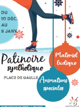 PATINOIRE DE NOËL EN PLEIN AIR Du 7/12/2024 au 5/1/2025