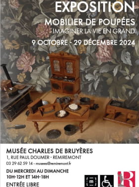 EXPOSITION - MOBILIER DE POUPÉES - IMAGINER LA VIE EN GRAND