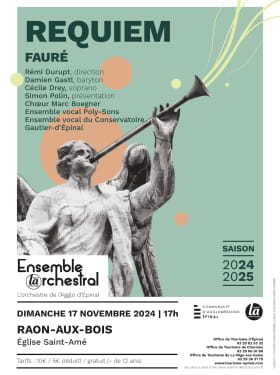 CONCERT ENSEMBLE ORCHESTRAL REQUIEM DE FAURÉ Le 17 nov 2024