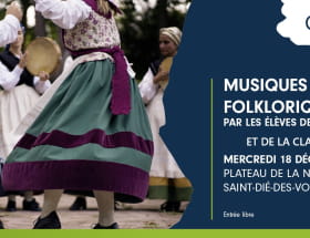 MUSIQUES ET DANSES FOLKLORIQUES Le 18 déc 2024