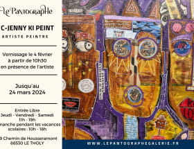 EXPOSITION DE C-JENNY KI PEINT Du 8/2/2024 au 9/3/2025