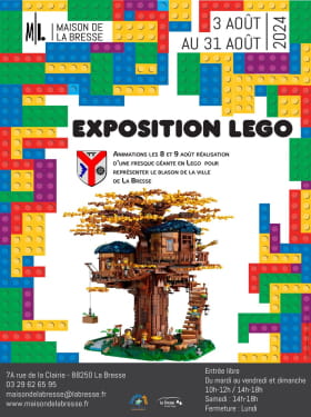 EXPO LEGO Du 3 août au 31 déc 2024